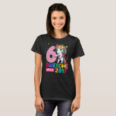 T-shirt Unicorne Flossant 6 Ans Fille Unic (Devant entier)
