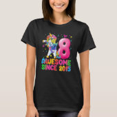 T-shirt Unicorne Flossant 8 Ans Girl Unic (Devant)
