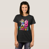 T-shirt Unicorne Flossant 8 Ans Girl Unic (Devant entier)