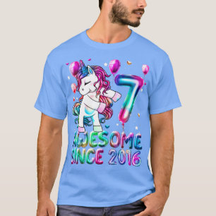 T-shirt Unicorne Flossing 7 Ans Girl Uni