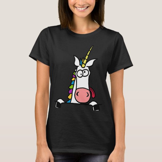 T-shirt Unicorne folle (Devant)
