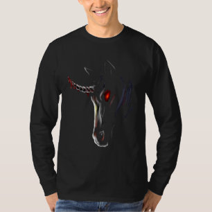 T-shirt Unicorne gothique