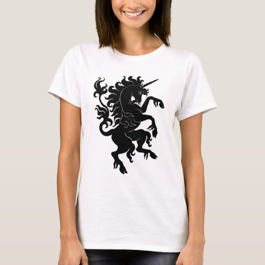 T-shirt Unicorne héraldique (Devant)