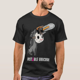 T-shirt Unicorne instable, Chainsaw, couple Halloween