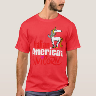 T-shirt Unicorne italienne américaine 1