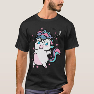 T-shirt Unicorne jouer Golf Fabulous Créature Sport