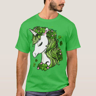 T-shirt Unicorne Jour de la Saint Patrick
