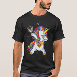 T-shirt Unicorne juive juive Hanoukka Pajama 2