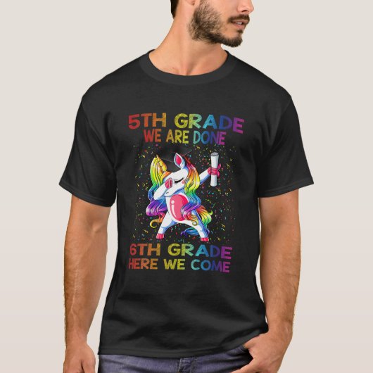 T-shirt Unicorne Magique de 5E Année (Devant)
