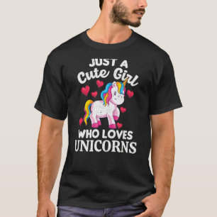 T-shirt Unicorne Magique Filles Femmes Imaginaire Créature