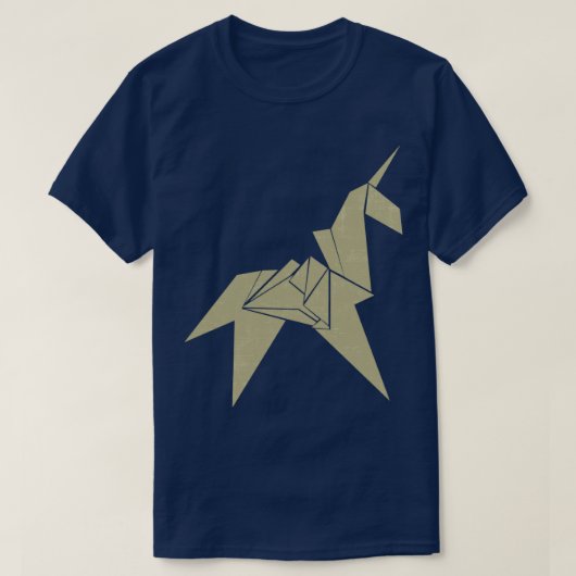 T-shirt Unicorne Origami 2 (Design devant)