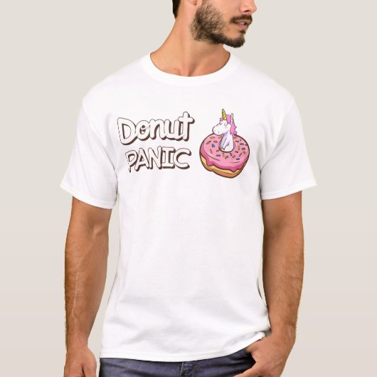 T-shirt Unicorne Panique de Donut (Devant)