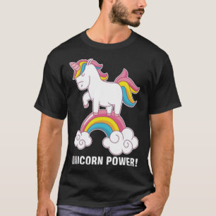 T-shirt unicorne pouvoir amour plaisir 