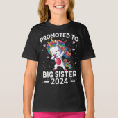 T-shirt Unicorne promue à Big Sister 2024 (Devant)