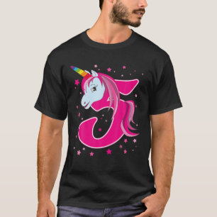 T-shirt Unicorne rose 5 ans