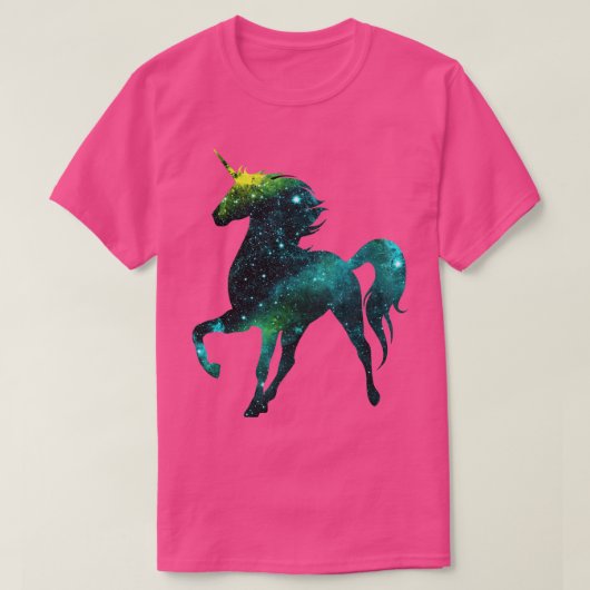 T-shirt Unicorne Sparkle Space Galaxy (1) (Design devant)