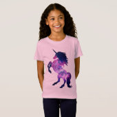 T-Shirt Unicorne spatiale (Devant entier)
