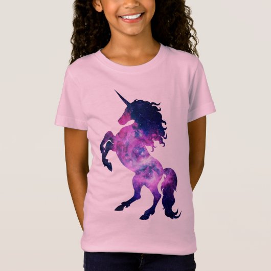 T-Shirt Unicorne spatiale (Devant)