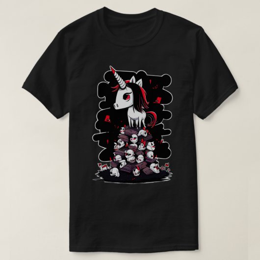 T-shirt Unicorne tueuse (Design devant)