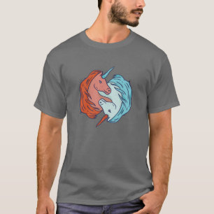 T-shirt Unicorne Yin Yang