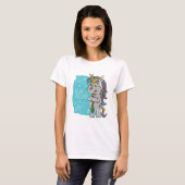 T-shirt Unicornes de Vegan (Devant entier)