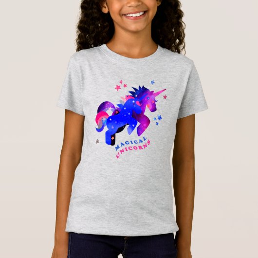 T-shirt Unicornes magiques (Devant)