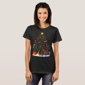 T-shirt Unicycling Unicycle Christmas Tree Xmas  (Devant entier)