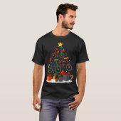 T-shirt Unicycling Unicycle Christmas Tree Xmas  (Devant entier)