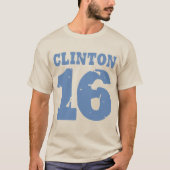 T-SHIRT UNIFORME CLINTON 2016 DÉTRUIT (Devant)