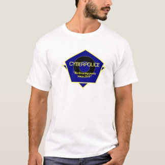 T-shirt Uniforme de fonctionnaire de police de Cyber