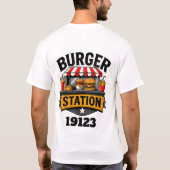 T-shirt Uniforme de l'équipe de restaurant créatif de la s (Dos)