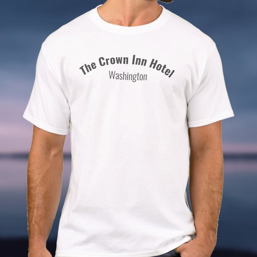 T-Shirt Uniforme Du Personnel De L'Hôtel