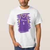 T-shirt uniforme Los Angeles Sparks numéro 5 (Devant)