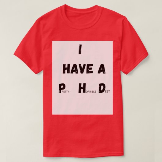T-shirt Uniforme PHD (Design devant)