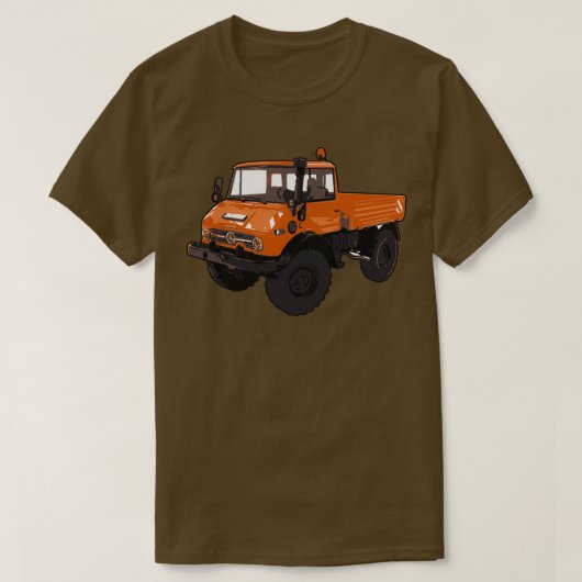 T-shirt UNIMOG orange  (Design devant)