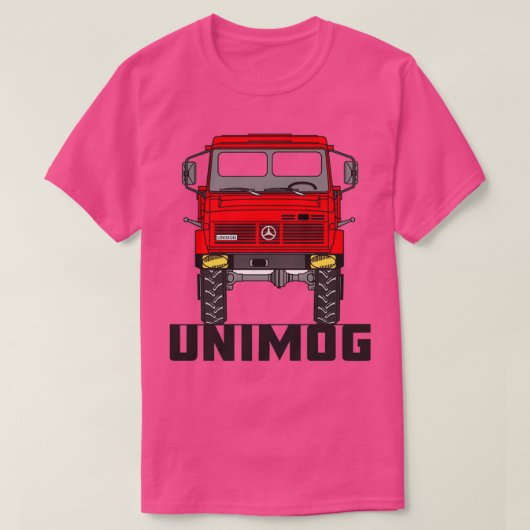 T-shirt Unimog U1600 rouge (Design devant)