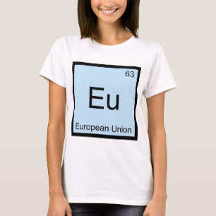 T-shirt Union européenne - Symbole Élément Chimie Tee