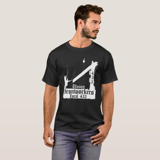 T-shirt Union Ironworkers Local 433 LA Los Vegas (Devant entier)