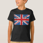 T-shirt Union Jack affligé/drapeau (Devant)