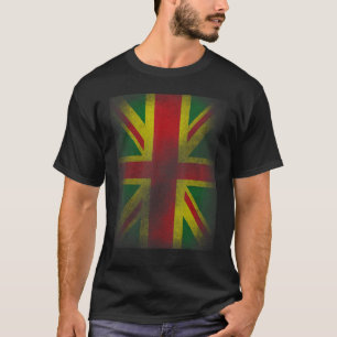 T-shirt Union Jack britannique Angleterre Jamaïque à Regga