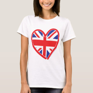 T-shirt Union Jack Cœur Royal