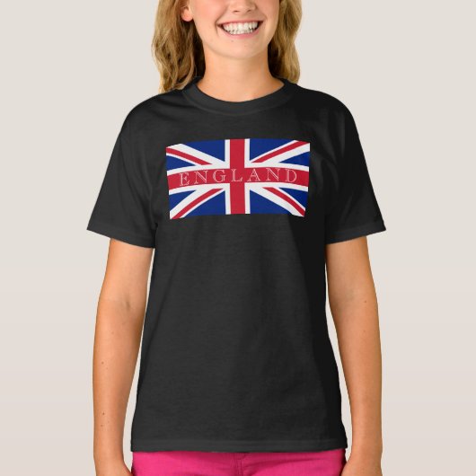 T-shirt Union Jack Drapeau Angleterre gccnt (Devant)