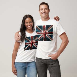 T-shirt Union Jack en état de détresse