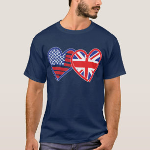 T-shirt Union Jack/États-Unis
