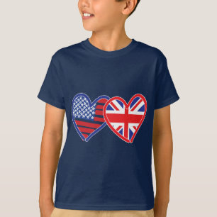 T-shirt Union Jack/États-Unis