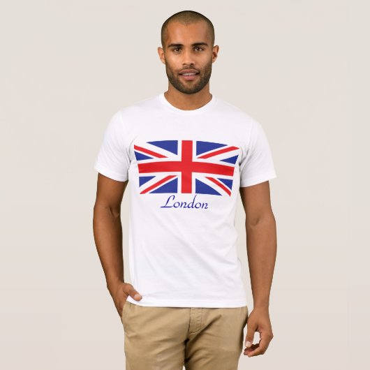 T-shirt Union-Jack, Londres (Devant entier)