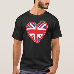 T-shirt Union Jack Royal Heart