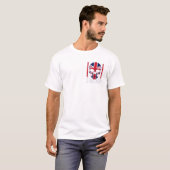 T-shirt Union Jack Skull Graphic Design (Devant entier)