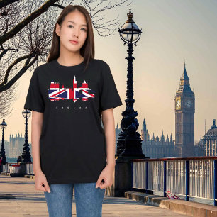 T-shirt Union Jack Tourisme Tour Londres