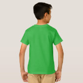 T-shirt Union Jack verte de forêt en gras (Dos entier)